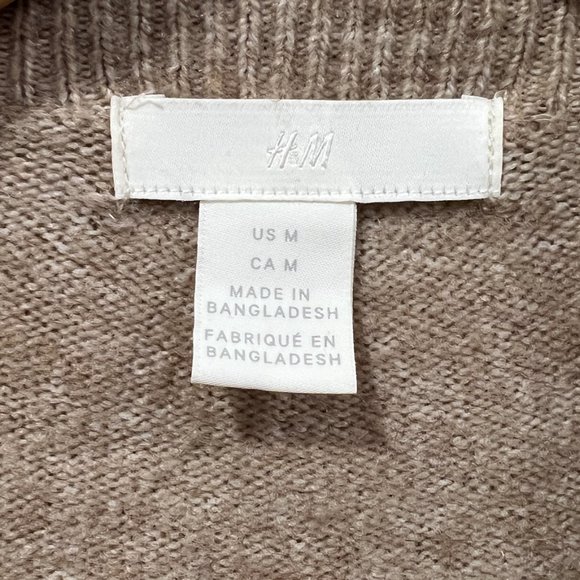 H&M Tan Women's Cardigan Sweater - Picture 3 of 4